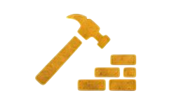 Icone de reforma e ampliacao